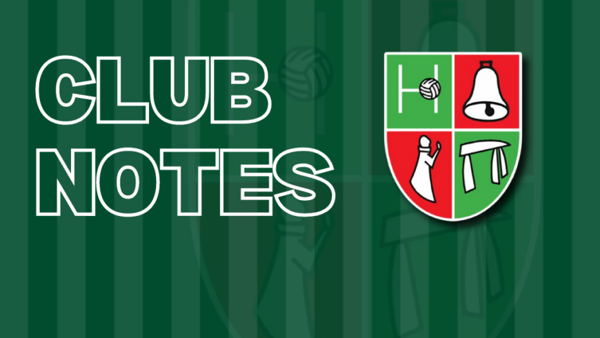 Club Notes – Week 43