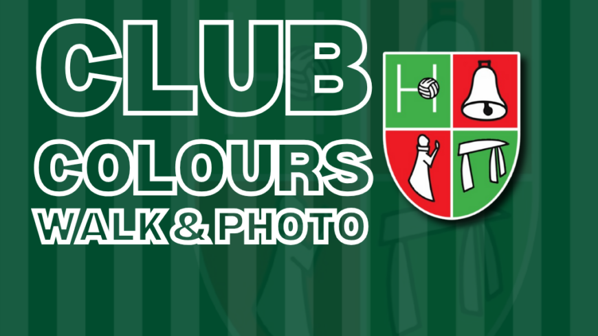 🚶‍♂️🚶‍♀️Club Colours Walk & Photo – Sunday Morning📸