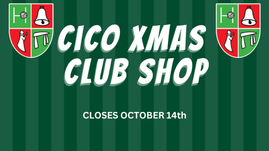 The Colmcille Christmas Club Shop is NOW OPEN!